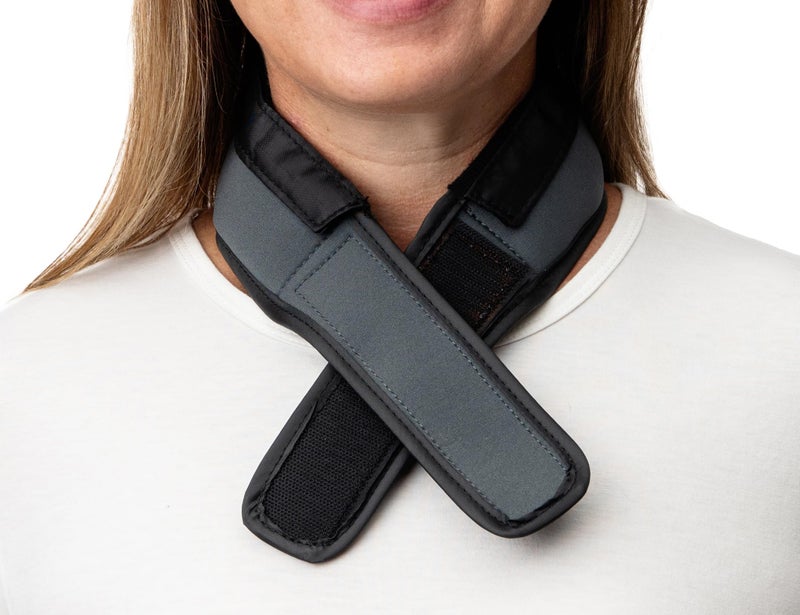 FlexiFreeze Cooling Collar - Neck Cooling Ice Wrap, Charcoal - Image 3